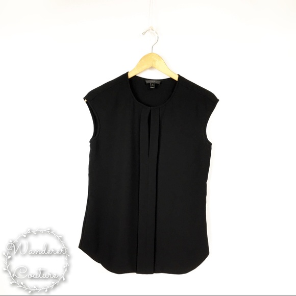J. Crew Tops - J. Crew Sleeveless Black Blouse